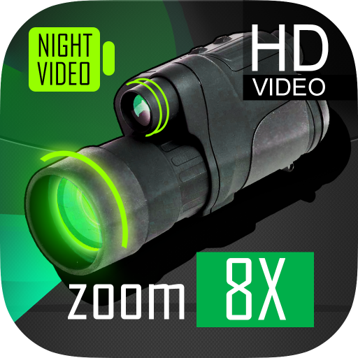Night Mode Camera (Light amplifier) and Zoom icon