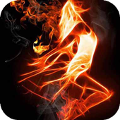Hot girl live wallpaper icon