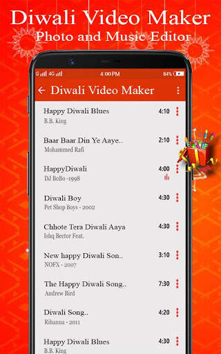 Diwali Video Maker - Photo and Music Editor screenshot 5