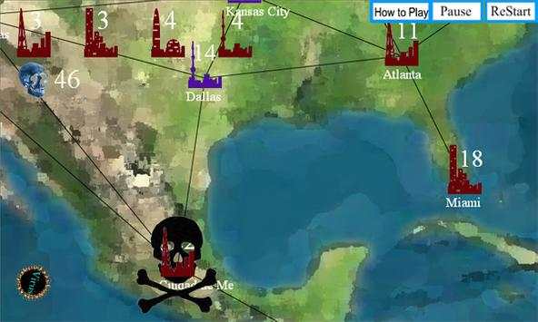 Zombie War Lite - America screenshot 2