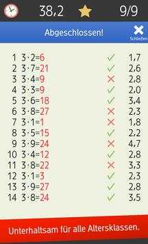 Multiplikationstabelle (Mathematik) screenshot 5