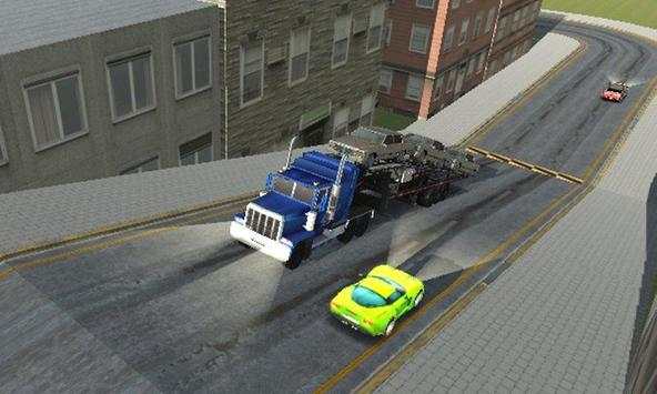 Car Transporter Truck 3D Sim screenshot 2