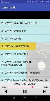 Zayn Malik Songs screenshot 2