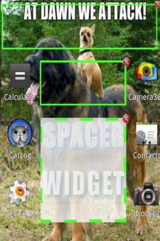 Desktop -  Spacer Widget  Free screenshot 2