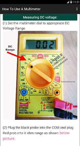 Electrical Tools How To Use A Digital Multimeter скриншот 6