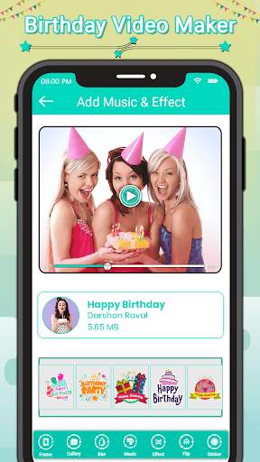 Birthday Party Photo Video Maker screenshot 3