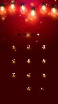 Green Applock Theme Red screenshot 2