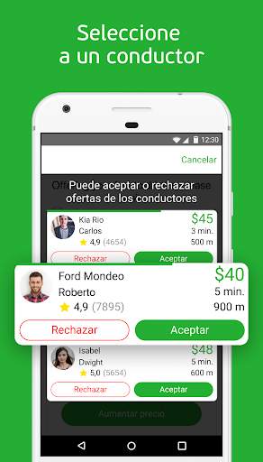 inDriver - Viajes económicos screenshot 4