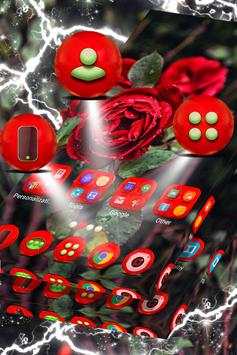 Real Red Roses Launcher Theme 3 تصوير الشاشة