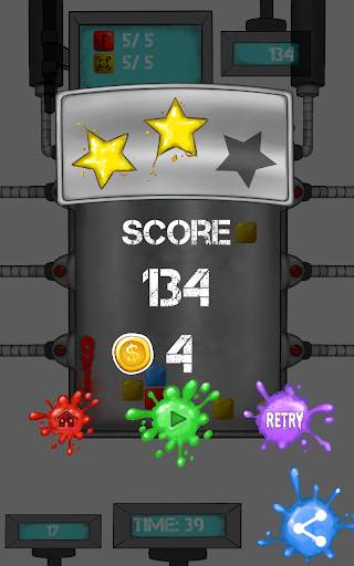 Suction Paint Labs: Match 3 Physics Block Game screenshot 5