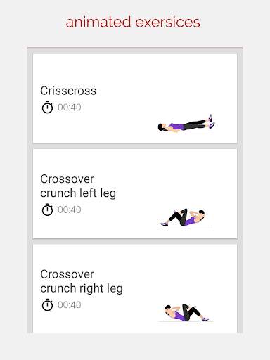 ABS Workout - Belly workout, ABS in 30 days screenshot 13