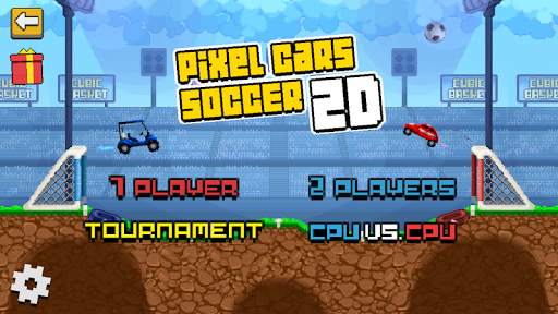 Pixel Cars. Soccer स्क्रीनशॉट 1