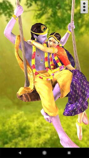 3D Radha Krishna Jhulan Live Wallpaper screenshot 7