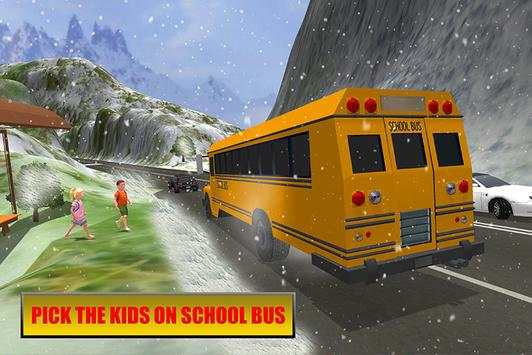 School Bus Hill Station Driving screenshot 1