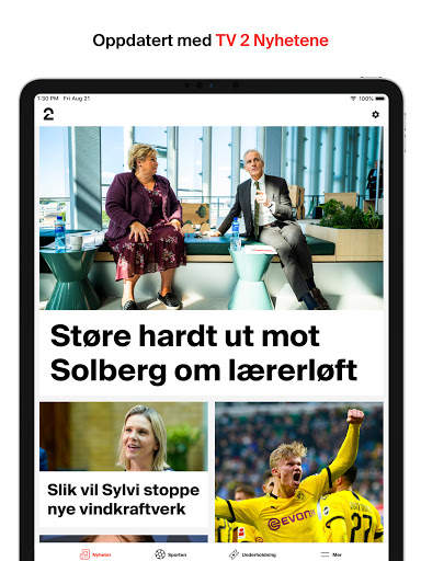 TV 2 screenshot 1