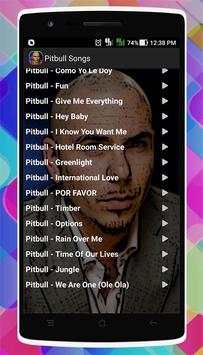 Pitbull Songs screenshot 3