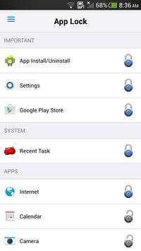 App Lock 4 تصوير الشاشة