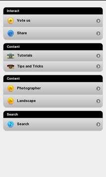 Photography Tips screenshot 1