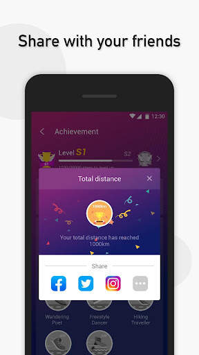 Step Counter - Pedometer free screenshot 4
