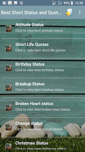 Best Short Status and Quotes screenshot 2