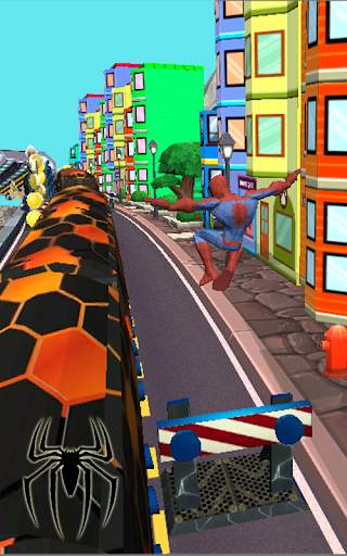 Spider Hero Dash Adventure - Iron Subway Rush screenshot 3