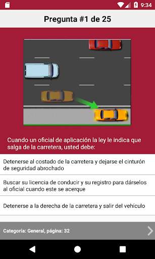 Prueba de Práctica de Conducir screenshot 2