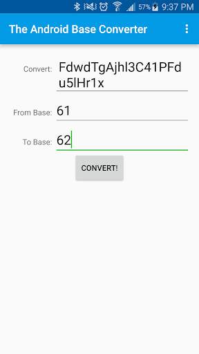 The Android Base Converter स्क्रीनशॉट 5
