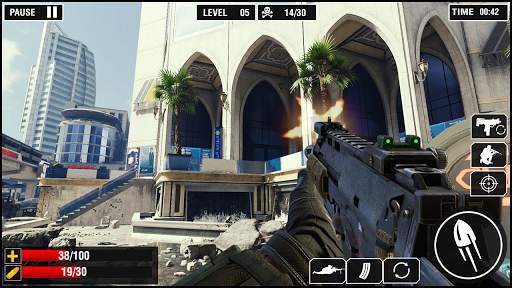 ปืนสงครามจำลอง: การถ่ายภาพที่ดีที่สุด - เกมปืน screenshot 3