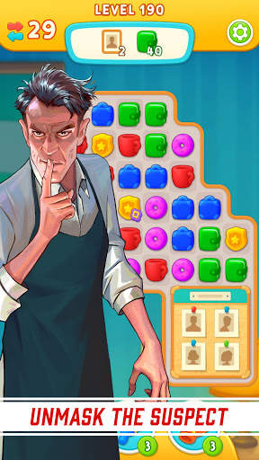 Riddleside: Fading Legacy - Detective match 3 game 2 تصوير الشاشة