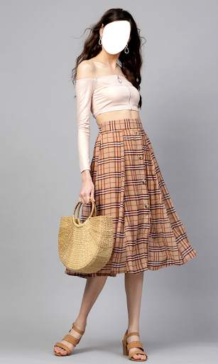 Women Short Skirt Photo Suit screenshot 2