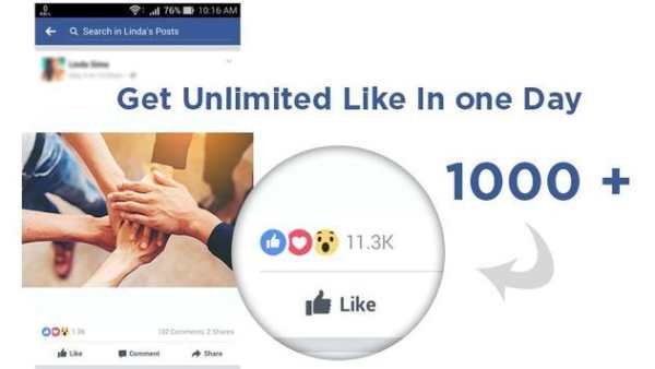 10K Like P for Prank screenshot 1