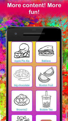 Cake Coloring Pages Game for kids 🎂 screenshot 2