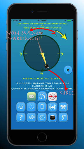 Kıble Yönü Bulma Pusulası, Diyanet Namaz Vakitleri screenshot 7