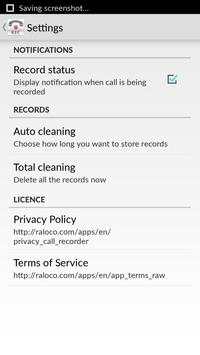 Simple Call Recorder Android screenshot 3