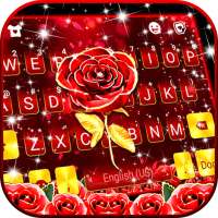 Red Lux Rose कीबोर्ड पृष्ठभूमि on 9Apps