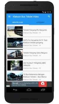 Klakson bus Telolet Video screenshot 2
