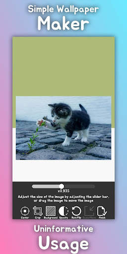 Simple Wallpaper Maker - Super EZ Wallpaper Maker screenshot 1