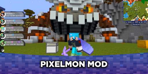 Pixelmon go Mods for minecraft screenshot 1