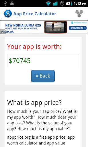 App Price Calculator screenshot 3