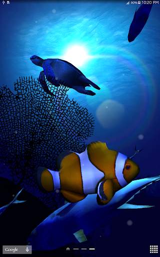Ocean Blue 3D Live Wallpaper screenshot 10