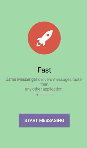 Zama Messenger screenshot 1