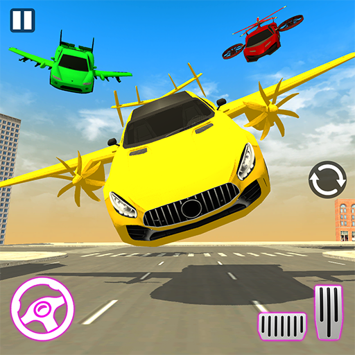 Permainan Sim Lumba Flying Car Sebenar 2020 icon