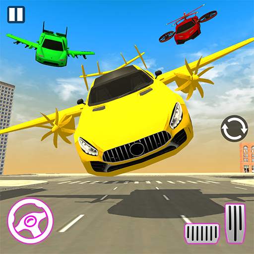 Real Light Flying Car Racing Simulator Games 2020 1.5