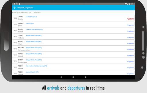 Romanian Airports - Daily Flight Times screenshot 8