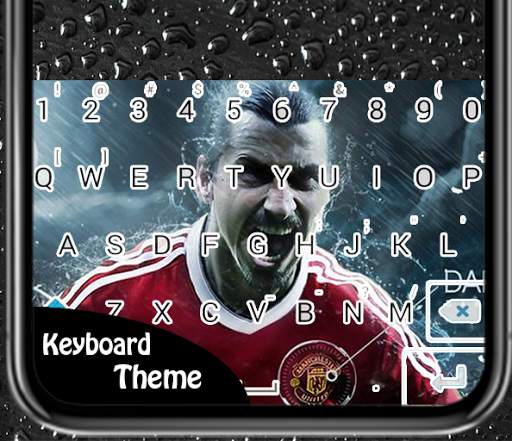 Simple Keyboard of Ibrahimovic Theme screenshot 3