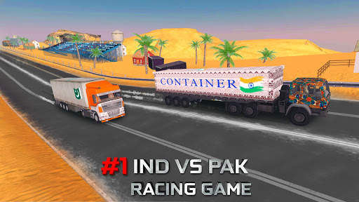 India Vs Pakistan Cargo Truck Racing screenshot 4