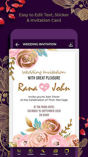 Wedding Invitation Card Maker - Creator (RSVP) screenshot 4