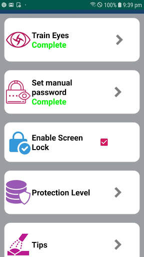 Eye Scanner Lock Screen 1 تصوير الشاشة
