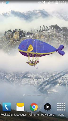 Flying World Live Wallpaper screenshot 2