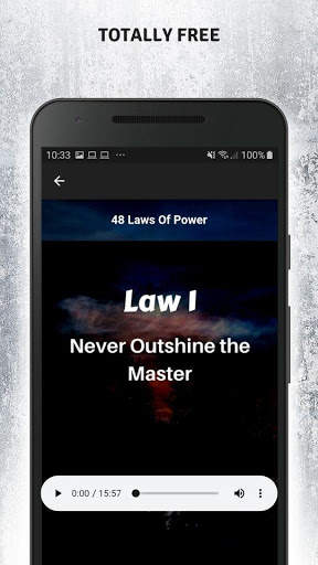 Audiobook 48 Laws Of Power Free screenshot 4